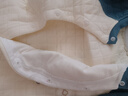 棉芹婴儿连体衣服纯棉秋冬季棉服加厚长袖保暖宝宝三层夹棉新生儿冬装 蓝色小狮子【2件装】（保暖款） 80码(建议9-12个月19-22斤) 实拍图