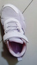 鸿星尔克（ERKE）童鞋男女童运动鞋儿童缓震轻便跑鞋淡紫粉/微晶白/神秘紫33 实拍图