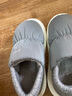 朴西棉拖鞋室内家用2024冬季保暖包跟厚底防水防滑月子鞋女加绒加厚 太空灰 42 【42-43】 实拍图