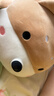 名创优品（MINISO）趴姿系大号趣味狗狗公仔毛绒玩偶玩具抱枕布娃娃万圣节礼物卡其色 实拍图