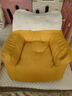 儿童沙发小熊房间阅读角儿童宝宝可爱懒人小沙发座椅 儿童款-奶黄色-羊羔绒 实拍图