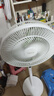 美的（Midea）【幸运草安睡1S】一级能效直流变频声控电风扇家用遥控卧室静音落地扇台式桌面抗菌大风力转页扇 实拍图