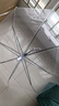 雨航（YUHANG）直杆弯柄透明雨伞 实拍图
