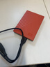 西部数据（WD）2TB 移动硬盘 USB3.0 My Passport随行版2.5英寸 红 机械硬盘 笔记本电脑外接 大容量加密存储 实拍图