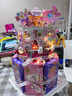 多美忆零食蛋糕diy材料生日场景布置女孩快乐儿童公主蛋糕装饰插件模型 实拍图