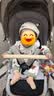 班杰威尔婴儿衣服纯棉无骨宝宝连体衣哈衣爬服睡衣(曲奇熊绿+太空熊猫)80 实拍图
