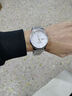 LONGAINA瑞士认证原装进口全自动机械手表男防水夜光男士手表世界名表 L8848精钢白面款+送皮带 实拍图