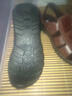【厂家直销】凉鞋男士夏季新款牛皮沙滩鞋真皮厚底防滑大码凉拖鞋 棕色 41 实拍图