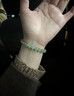 中国黄金和田玉手串女士手链玉手串玉石转运珠女款生日礼物女生送女友妈妈 和田玉手串-高冰晴6mm 实拍图
