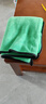 悦卡洗车毛巾擦车专用毛巾双面珊瑚绒加厚吸水擦车布大号180*60灰绿色 实拍图
