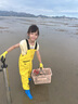 古伊萨儿童赶海服男女涉水服雨鞋雨靴连体下水裤防水涉水裤YX1050 34 实拍图