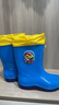 回力儿童雨鞋男童女宝防滑水靴加厚小孩高筒胶鞋中大童防水鞋子 【回力】8055儿童防水口-蓝色 36 【内长23cm】 实拍图
