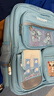 史努比（SNOOPY）小学生书包轻便儿童护脊减负双肩包痛包 四到六年级 浅蓝色大号 实拍图