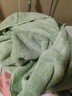 洁玉浴巾450g纯棉3A级抗菌洗澡巾加厚加大男女可用 绿色单条 实拍图