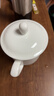 陶相惠茶杯办公杯陶瓷杯纯白骨瓷带盖会议杯子开会水杯定制公司LOGO刻字 实拍图