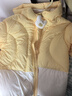 巴拉巴拉童装婴儿羽绒服男童冬季女童短款外套儿童宝宝萌 蛾黄31004 120 充绒量105g 实拍图