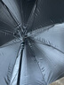 雨航（YUHANG）碳纤维高尔夫双人8骨雨伞半自动直柄伞男女商务伞 黑色 实拍图