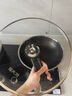炊大皇 炒锅 304不锈钢炒菜锅煎锅 平底不粘炒锅32cm 可立可视盖不挑灶 实拍图
