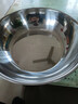 【不锈钢】和面盆厨房烘焙家用火锅盆洗菜打蛋汤锅盆醒面盆料理盆 34cm【热卖款】不锈钢和面盆 实拍图