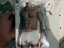 CALVIN KLEIN：CK高端男士纯棉内裤四角裤三条装礼盒装平角裤 黑色-白色-灰色 3条 L 125斤-150斤 实拍图