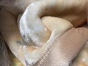 水星家纺毛毯冬季加厚加绒拉舍尔毯子双层铺床盖毯可机洗约5.5斤180×230cm 实拍图