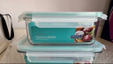GLASSLOCK韩国进口钢化玻璃保鲜盒长方形便当盒加厚耐摔饭盒碗 1100ml 实拍图
