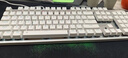 达尔优（dareu）EK810双模无线键盘 机械键盘 笔记本电脑游戏键盘 2.4G办公键盘长续航 104键 白色茶轴 实拍图