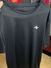 安踏冰肤凉感男子运动短袖2026春夏季透气吸汗紧身上衣速干t恤 【正品保障】基础黑-2 2XL 185 (170-185斤) 实拍图