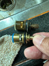 华厦金牛 水龙头阀芯全铜单冷热水龙头快开陶瓷阀芯手柄手轮开关维修配件 全铜快开阀芯(常用款)正 实拍图