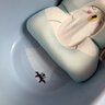 世纪宝贝（babyhood）婴儿洗澡盆宝宝非折叠浴盆 儿童坐浴盆赠浴垫+水温计 0-6岁 实拍图