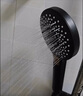 箭牌（ARROW）【政府补贴】手持花洒头增压淋浴手持单花洒莲蓬喷头硅胶出水孔 按键三档增压【单件-B款黑色】 实拍图
