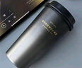 星巴克（Starbucks）杯子 咖啡宝藏系列 高颜值黑色不锈钢保温杯咖啡杯男女士送礼礼物 黑白渐变不锈钢桌面杯430ml 实拍图