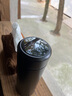 唐帕高档智能纯钛水杯大容量保温杯男士送礼定制刻字泡茶杯茶水分离 魔力黑【礼盒装】 实拍图