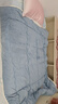雅鹿·自由自在 牛奶绒纤维冬季被子双人保暖被芯棉被5斤150x200cm 蓝 实拍图