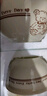 【超级爆品】陶瓷碗高颜值饭碗加厚碗勺套装可爱卡通碗盘餐具套装 幸运熊 两碗两勺 实拍图