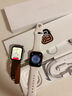 Apple/苹果 Watch Series 10 智能手表GPS款42毫米玫瑰金色铝金属表壳淡桃粉色运动型表带S/M MX1R3CH/B 实拍图