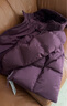 优衣库女装无缝羽绒连帽外套/外套夹克25秋冬新款478577 18 暗红色 XS /150/76A 实拍图