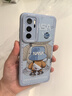 奶小鸭 适用华为p40手机壳 p40保护套镜头全包硅胶防摔超薄创意卡通简约网红软壳男女款 远峰蓝 实拍图