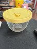 乐扣乐扣辅食盒婴儿玻璃保鲜盒可蒸煮迷你辅食工具宝宝蒸蛋碗姜黄圆形 实拍图