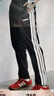 阿迪达斯（adidas）运动裤男秋季防风休闲卫裤健身跑步运动裤 黑白收腿裤 S 实拍图