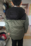 雪中飞【双面穿】儿童羽绒服冬季轻薄男女童面包服羽绒服橄榄灰绿140cm 实拍图