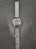 不锈钢金属男女手表带表链薄米兰钢网带编织带通用防水表带不锈钢手表带韩版表链表带配件 银色(钢网带) 20MM 实拍图