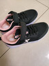 特步（XTEP）儿童童鞋女童网布鞋面基础柔软运动跑鞋 黑/浪漫粉 36码 实拍图