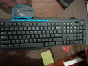 罗技（Logitech）MK275 键鼠套装 无线键鼠套装 办公键鼠套装 全尺寸 商务键鼠套装 带无线2.4G接收器 黑蓝色 实拍图