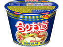 日清 合味道 迷你小杯 方便面整箱 即食早餐 泡面桶面 海鲜速食代餐 12杯/箱【海鲜味+猪骨味】 实拍图