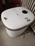 海尔（Haier）泡脚桶恒温加热足浴盆京东自营抑菌自动按摩足浴桶过小腿高深桶洗脚桶生日礼物送父母HQY-J741W 实拍图