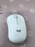 罗技（Logitech）M221 轻音鼠标 无线鼠标 办公鼠标 对称鼠标 带无线微型接收器 米白色 实拍图