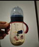 小土豆（potato）婴儿ppsu宽口径带重力球吸管奶瓶一杯3用L号6个月以上300ml冰晶蓝 实拍图