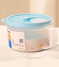 特百惠（Tupperware）微波460ml水晶汤碗可加热学生上班族便携野餐露营饭盒单个装蓝 实拍图