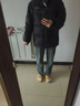 雅鹿三防短款羽绒服女冬免洗户外休闲蓄热保暖连帽加厚面包服外套 黑色 L 【推荐125-140斤】 实拍图